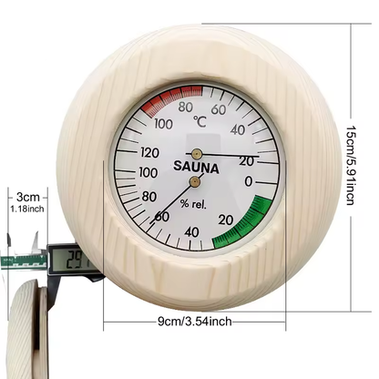 Termo-Hygrometer för Bastu